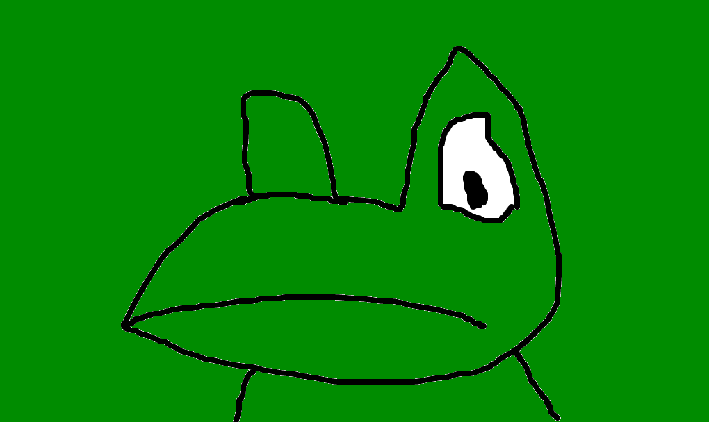sad frog
