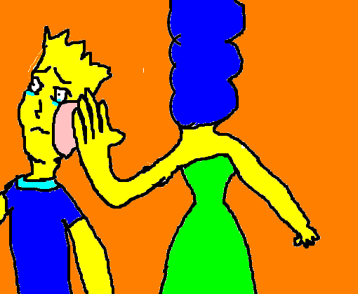 Bart e Marge simpsons