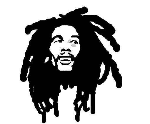 Bob Marley - Desenho de calext - Gartic