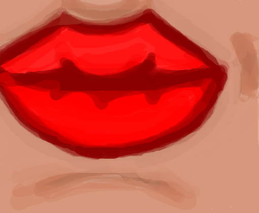 Lábios vermelhos