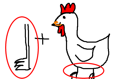 pé de galinha