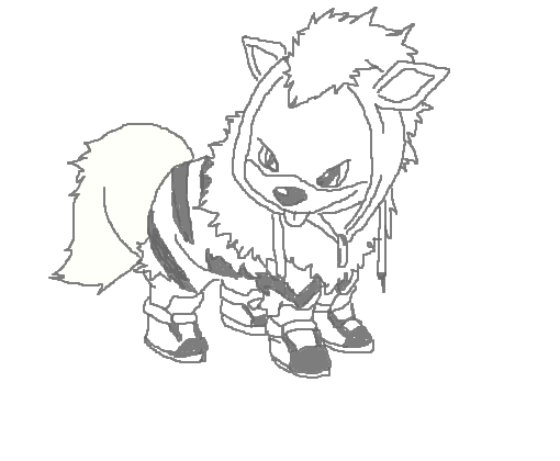 Desenhos de Pokemon Growlithe - Como desenhar Pokemon Growlithe passo a  passo