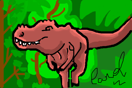 tiranossauro( deu muito trabalho)