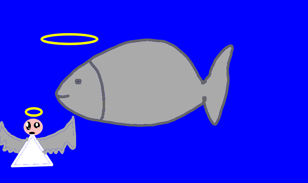 Cabelo de anjo - Desenho de peixinhoo - Gartic