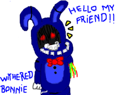 Withered Bonnie(hello my friend!!!)