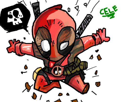 Deadpool (Chibi) - Desenho de celebreixon - Gartic