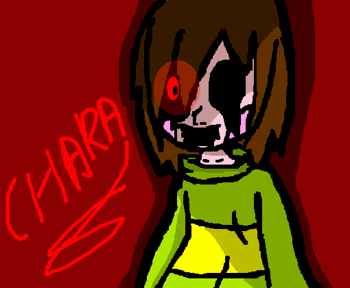 Chara Fanart Desenho De Chara Under Gartic