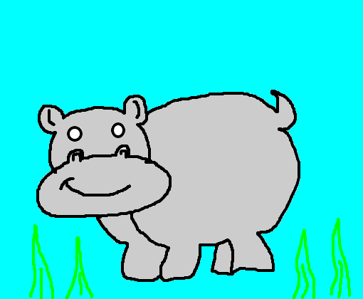 é pra ser um hipopótamo