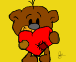 Urso coração