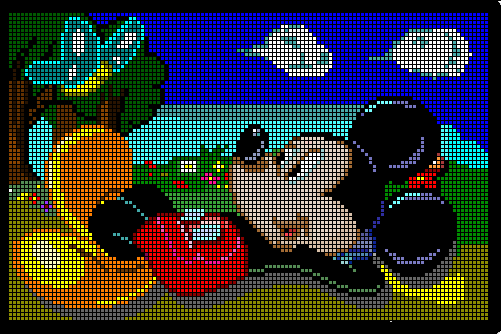 mickey mouse pixel