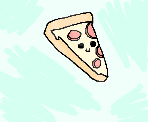 pizza kawaii - Desenho de clara54321 - Gartic