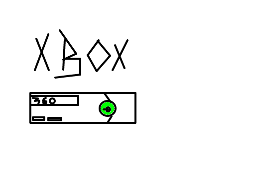 DESENHANDO XBOX 360 - DRAWING XBOX 360 
