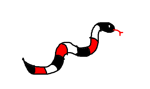 Como desenhar uma serpente 