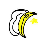banana voadora 