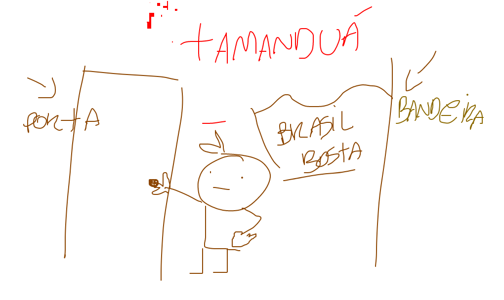 tamanduá porta-bandeira