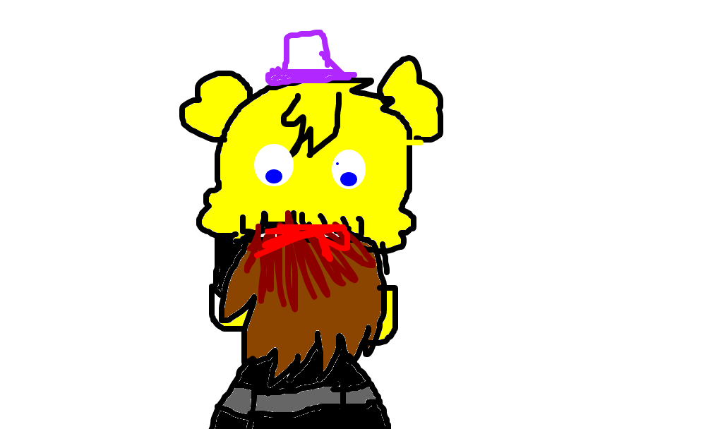 nightmare Fredbear - Desenho de fredbear_friends - Gartic