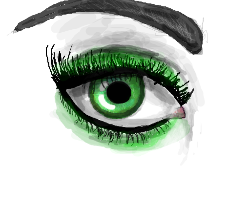 Olho verde :3