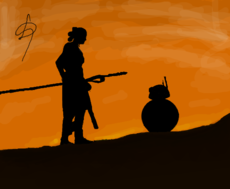BB-8 and Rey