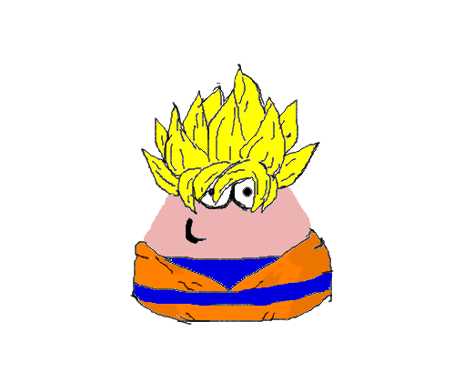 COMO DESENHAR O POU SUPER SAYAJIN