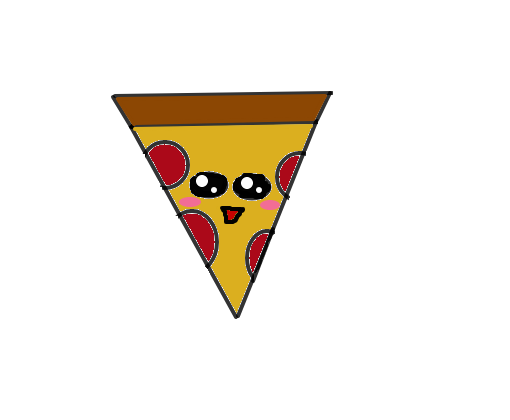 Pizza Kawaii <3 - Desenho de danielleoliveira50 - Gartic