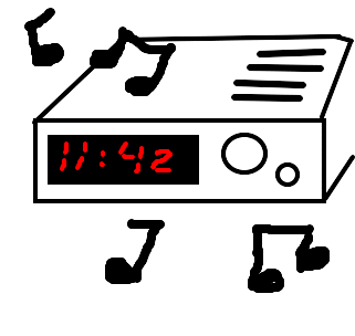 rádio relógio