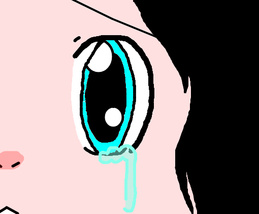 Olhos de anime chorando imagem vetorial de grgroupstock© 544201268