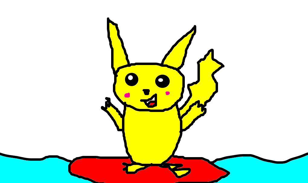 pikachu surfista