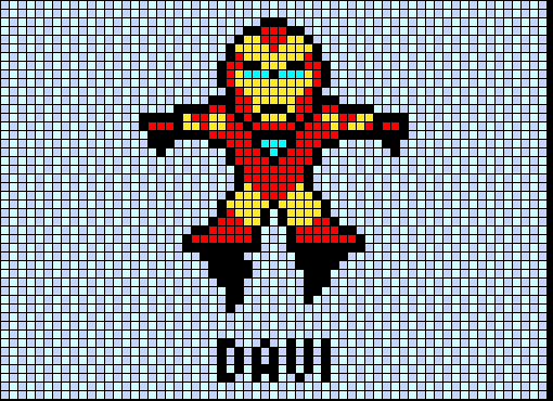 Iron Man - Pixel Art