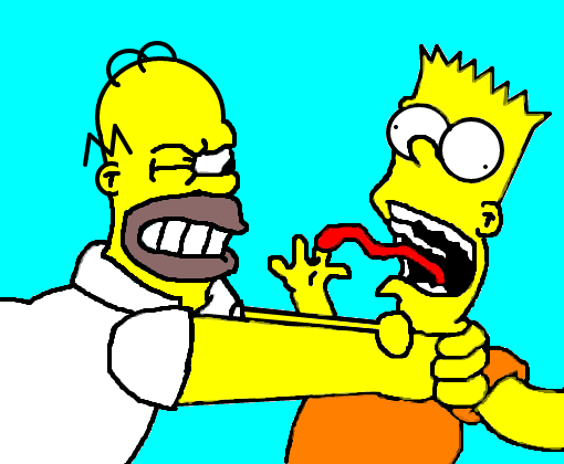 Homer e Bart (Os Simpsons)