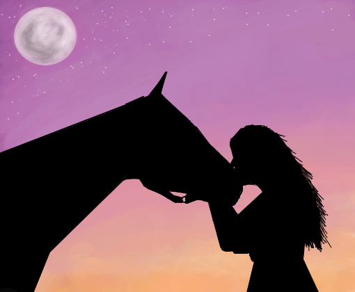 A menina e o cavalo