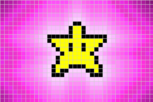 Estrela Mario - pixels