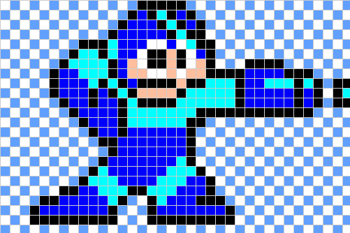Mega-man - pixels