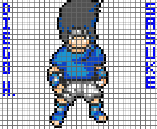 Sasuke pixel