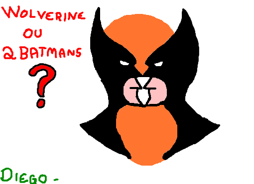 Wolverine ou 2 Batmans? p/ Zelao