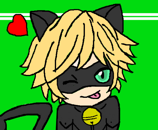 Cat Noir - Desenho de zero_guache - Gartic