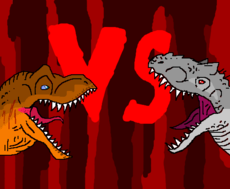 t-rex vs indominus-rex