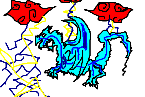 Dragãozinho pro T4 =) - Desenho de re_bordosa_darrell - Gartic