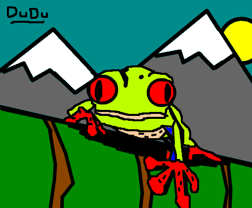 Rã (red-eyed tree frog)