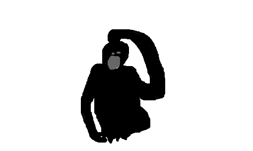 Gorila dando um mortal de costas! #streamer #desenho #garticphone #liv