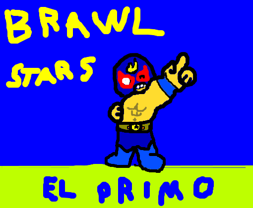 El primo brawl stars pixel art