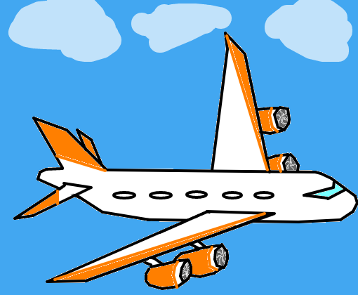 Desenhos de Avião - Como desenhar Avião passo a passo