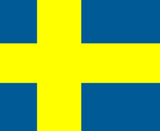 Bandeira da Suécia 