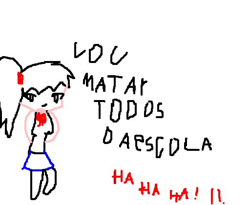 Comic 4 Vou Matar Tds Da Escola Hahaha Desenho De Evilyandere Gartic