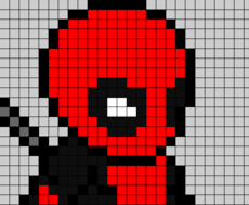 Deadpool pixelart