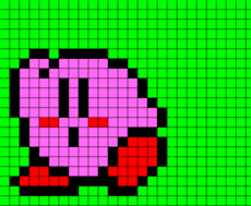 Kirby pixelart