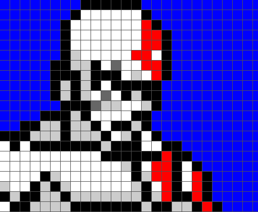 kratos pixelart