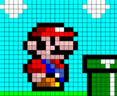 Mario Pixelart