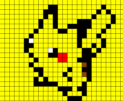 Pikachu pixelart
