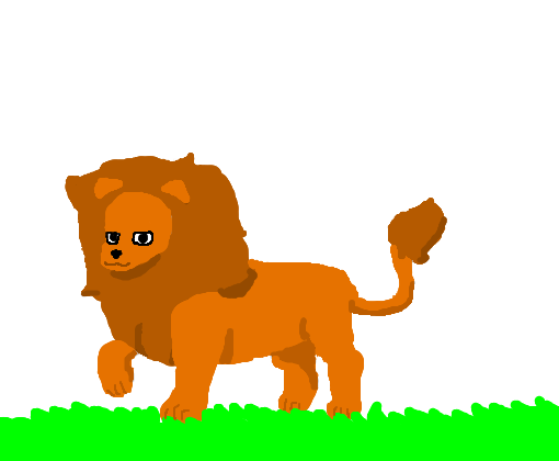 Leão bugado