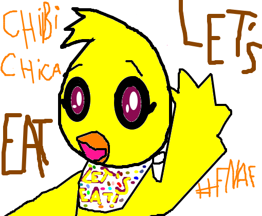 Chibi Chica-FNAF(Five Nights At Freddy\'s)